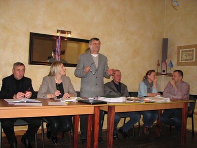 Rozmawiano o najistotniejszych sprawach wsi. 